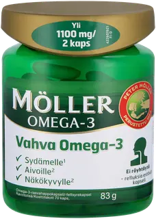 Möller Vahva omega-3 omega-3-rasvahappokapseli ravintolisä 90g/70kaps