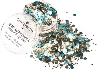 AQUA COPPER cosmetic glitter