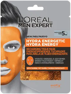L'Oréal Paris Men Expert Hydra Energetic virkistävä kangasnaamio 30g