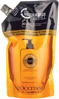 L'Occitane en Provence Shea Verbena Liquid Soap Eco Refill käsisaippuan täyttöpakkaus 500 ml