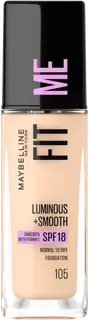 Maybelline New York  Fit Me Luminous & Smooth 105 Natural Ivory -meikkivoide 30ml
