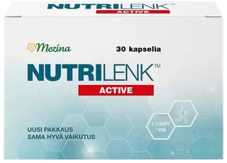 Mezina NutriLenk Active kukonhelttakapseli ravintolisä 30 kaps.