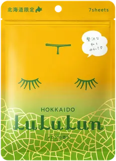 LuLuLun Premium Sheet Mask Hokkaido Melon 7-pack kangasnaamiot 7 kpl