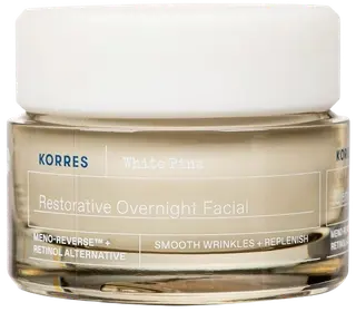 KORRES White Pine Meno-Reverse Restorative Overnight Facial yön yli hoitonaamio 40 ml