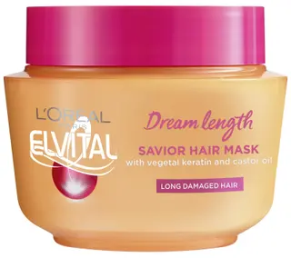 L'Oréal Paris Elvital Dream Length Savior Mask hiusnaamio pitkille, vaurioituneille hiuksille 300ml
