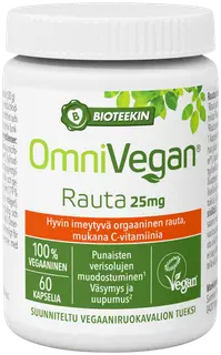 Bioteekin OmniVegan® Rauta 60 kaps