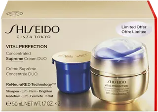 Shiseido Vital Perfection Supreme Cream Duo pakkaus