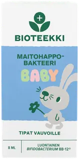 Bioteekki Maitohappobakteeri Baby Tipat 8 ml