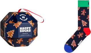 Happy Socks Gingerbread Cookies lahjapakkaus 1-pack