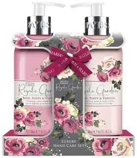 Baylis & Harding Royale Garden Rose, Poppy & Vanilla 2 Bottle Set -lahjapakkaus