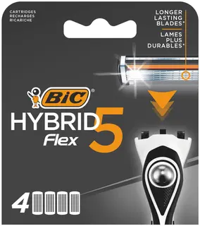 BIC Hybrid Flex 5 varaterä 4-pack