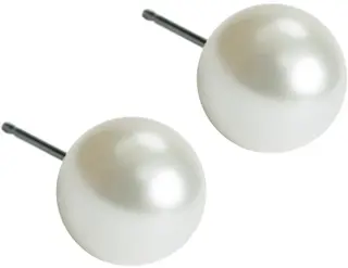 Blomdahl Pearl White korvakorut 6 mm