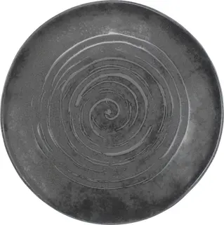 Pentik Kivi lautanen 26 cm, tummanharmaa