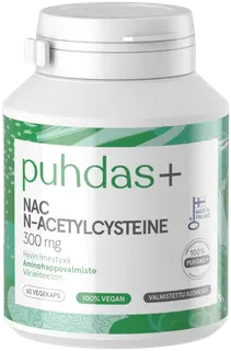 Puhdas+  NAC 300 mg  60 vegekaps