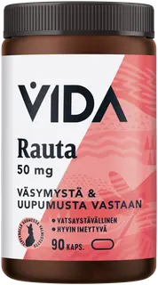 Vida ravintolisävalimiste Rauta 50 mg pitkävaikutteinen 90 tablettia/ 39 g