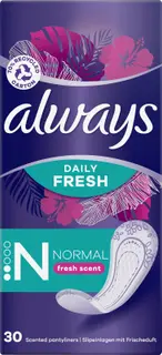 Always 30kpl Daily Fresh Normal Pikkuhousunsuoja