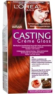 L'Oréal Paris Casting Crème Gloss 645 Amber Kastanjanruskea kevytväri 1kpl