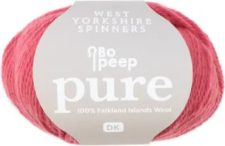 West Yorkshire Spinners Bo Peep Pure lanka 50g ruusunmarja 1112