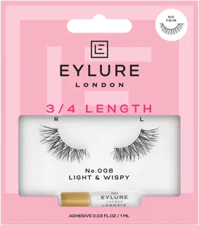 Eylure 3/4 length 008 -irtoripset ja liima