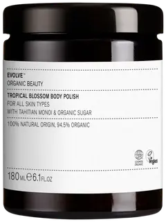 Evolve Organic Beauty Tropical Blossom Body Polish Sokerikuorintavoide 180ml