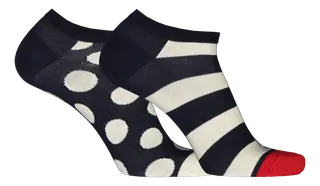 Happy Socks 2-pack Low Big Dot sukat
