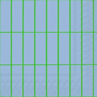 Marimekko Tiiliskivi vaalsininen vihreä lautasliina 20kpl