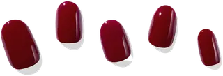 Dashing Diva Glaze Semi Cured Solid Color Gel Nail Strips Sweet Burgundy geelikynsitarrat 32 kpl