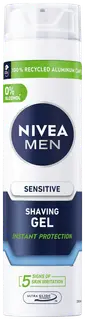 NIVEA MEN 200ml Sensitive Shaving Gel -parranajogeeli