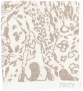Pentik Villikissa kylpypyyhe 70x150 cm, vaaleanruskea