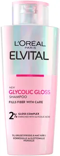 L'Oréal Paris Elvital Glycolic Gloss shampoo kiillottomille hiuksille 200ml