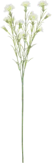 Pentik Neilikka koristekukka 63 cm, valkoinen