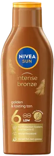 NIVEA SUN 200ml Intense Bronze Sun Lotion SK 6 -aurinkosuojavoide