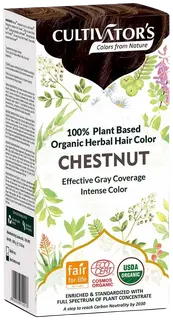 Cultivator's luomusertifioitu kasvihiusväri Chestnut 100g