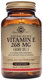 Solgar E-vitamiini 268 mg ravintolisä 100 kaps.
