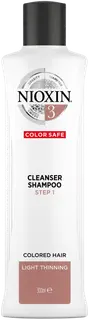 NIOXIN 3 Color Safe Cleanser  Shampoo, Light Thinning 300 ml