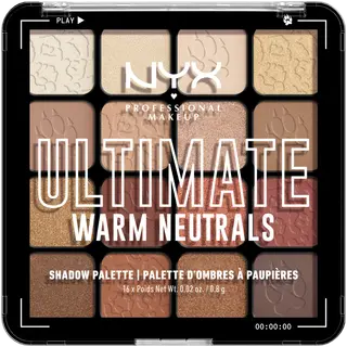 NYX Professional Makeup Ultimate Shadow Palette 05W Warm Neutrals luomiväripaletti 13,28 g