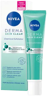 NIVEA 40ml Derma Skin Clear Chemical Exfoliator -kemiallinen kuorintavoide