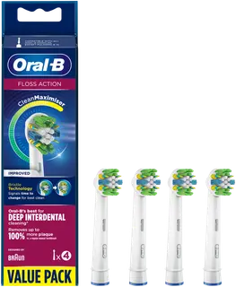 Oral-B FlossAction vaihtoharja CleanMaximiser -tekniikalla 4kpl