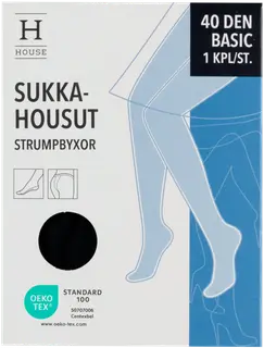 House naisten sukkahousut basic 40 den