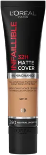 L'Oréal Paris Infaillible 24H Matte Cover 290 Golden Amber meikkivoide 30ml