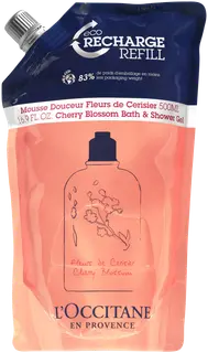 L'Occitane Cherry Blossom Shower Gel täyttöpakkaus 500 ml