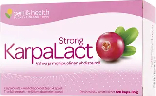 bertil's health Strong KarpaLact Strong ravintolisä 120 kaps.