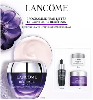 Lancôme Rénergie Multi-Lift Skincare Set pakkaus