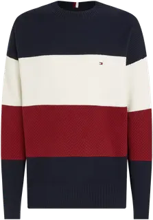 Tommy Hilfiger Textured Colorblock neule