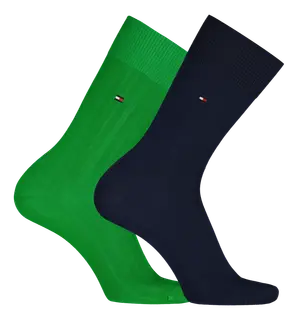 Tommy Hilfiger Sock Fil'd Ecosse Rib 2-pack sukat