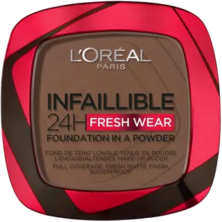 L'Oréal Paris Infaillible 24h Fresh Wear 390 Ebony meikkipuuteri 9 g