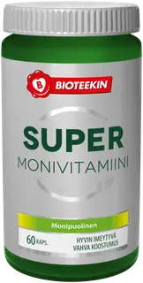 Bioteekki Super Monivitamiini ravintolisä 60 kaps.