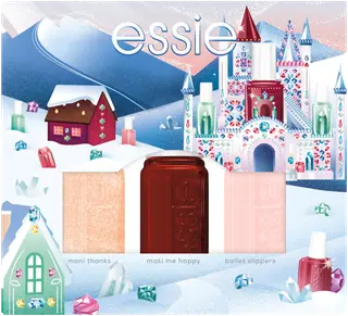 essie Mini Trio lahjapakkaus - 3 x kynsilakka 5ml