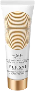 Sensai Silky Bronze Protective Suncare Cream for Face 50+ aurinkosuojavoide kasvoille  50ml