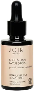 JOIK Organic Sunless Tan Facial Drops Itseruskettavat Kasvotipat 30 ml